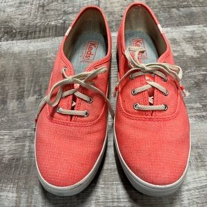Keds - size 8 - coral - worn twice